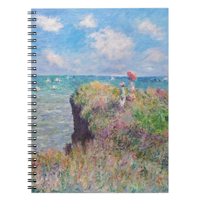 Carnet Claude Monet - Promenade Cliff à Pourville (Devant)