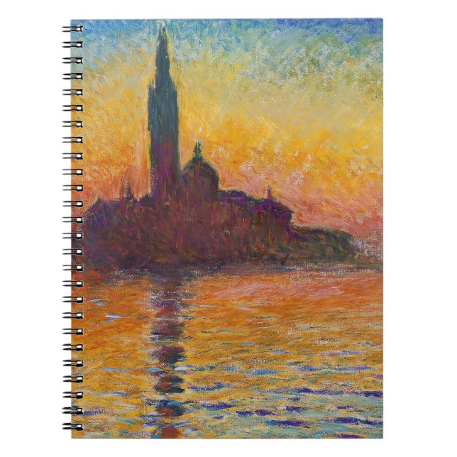 Carnet Claude Monet - San Giorgio Maggiore à Dusk (Devant)