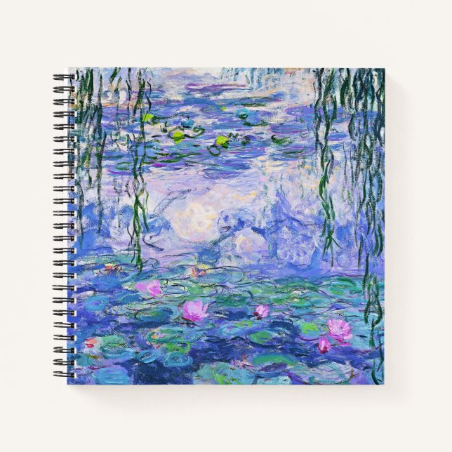 Carnet Claude Monet Water Lilie L'Art Impressionniste Fra (Devant)