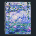 Carnet Claude Monet Water Lilie L'Art Impressionniste Fra<br><div class="desc">Claude Monet Water Lilies Art French Impressionist Water Lilies (ou Nympheas) est une série d'environ 250 peintures à l'huile de l'impressionniste français Claude Monet. Les peintures représentent le jardin fleuri de Monet à Giverny.</div>