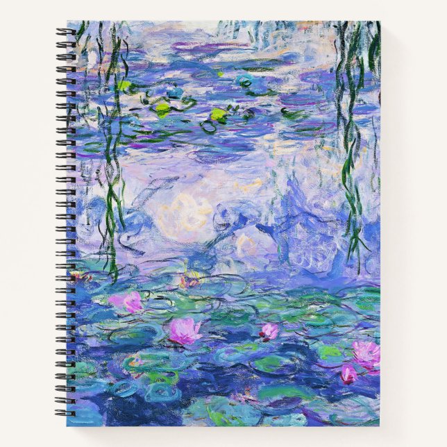 Carnet Claude Monet Water Lilie L'Art Impressionniste Fra (Devant)