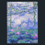 Carnet Claude Monet Water Lilie L'Art Impressionniste Fra<br><div class="desc">Claude Monet Water Lilies Art French Impressionist Water Lilies (ou Nympheas) est une série d'environ 250 peintures à l'huile de l'impressionniste français Claude Monet. Les peintures représentent le jardin fleuri de Monet à Giverny.</div>