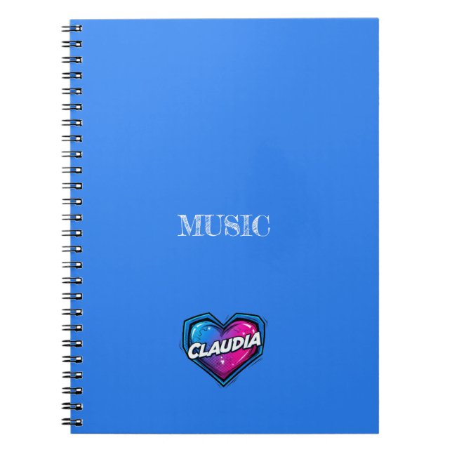 Carnet Claudia Blue (Devant)