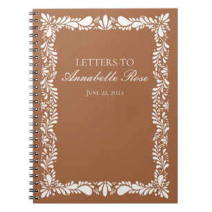 Carnet Clay Talaver Tile Lettres de Fiesta à fille annive