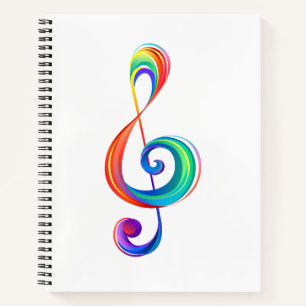 Carnet Clé arc-en-ciel