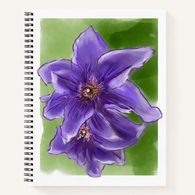 Carnet Clematis (Devant)