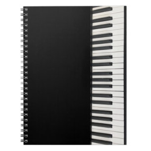 Carnet Clés de piano personnalisables