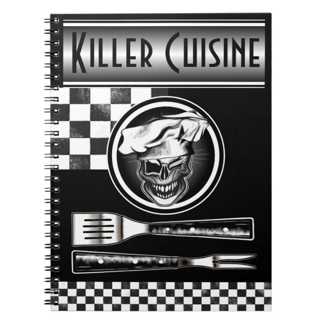 Carnet Cligner de l'oeil le crâne de chef (Devant)