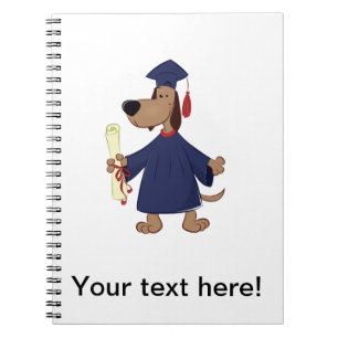 Carnet Clipart de graduation de chien