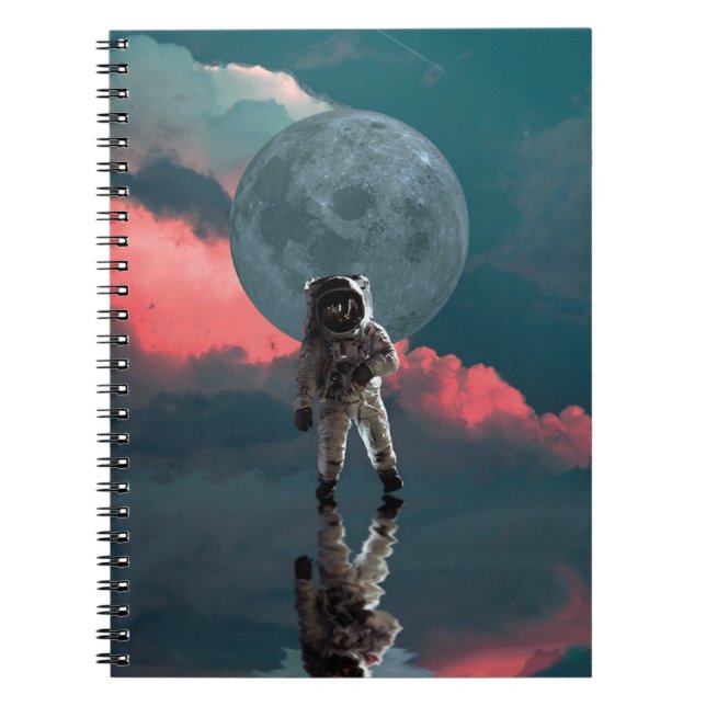 Carnet Clipart de l'espace de l'astronaute de l'extérieur (Devant)