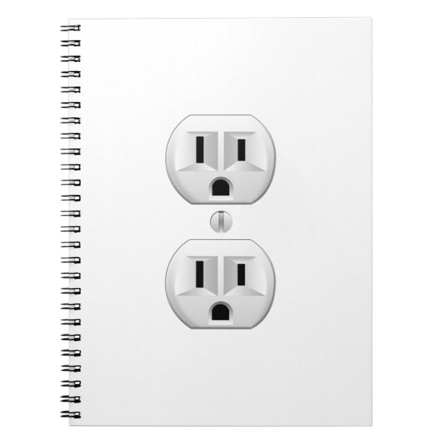 Carnet Cliquer sur le bouchon électrique pour Customiser  (Devant)