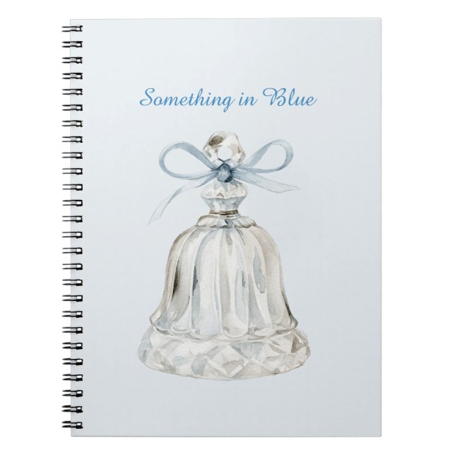 Carnet Cloche à Ruban Bleu (Devant)