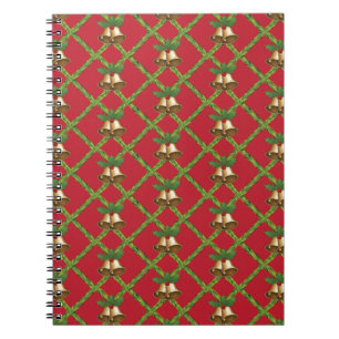 Carnet Cloches traditionnelles à sonnettes rouges et vert