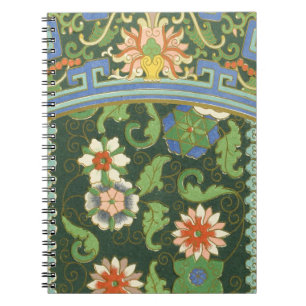 Carnet Cloisonne Chine Patter Asiatique Oriental