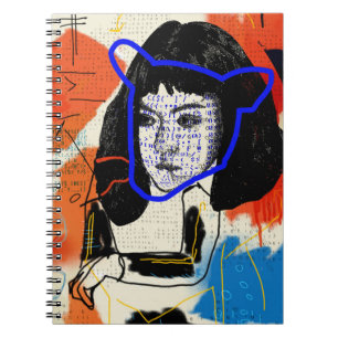Carnet Clone abstrait orphelin du noir   Mk - projet Léd