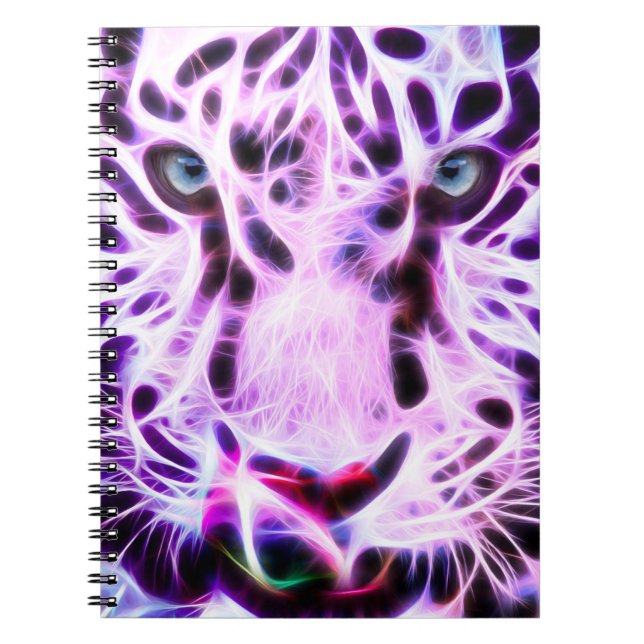 Carnet Closeuse de tigre fractale (Devant)