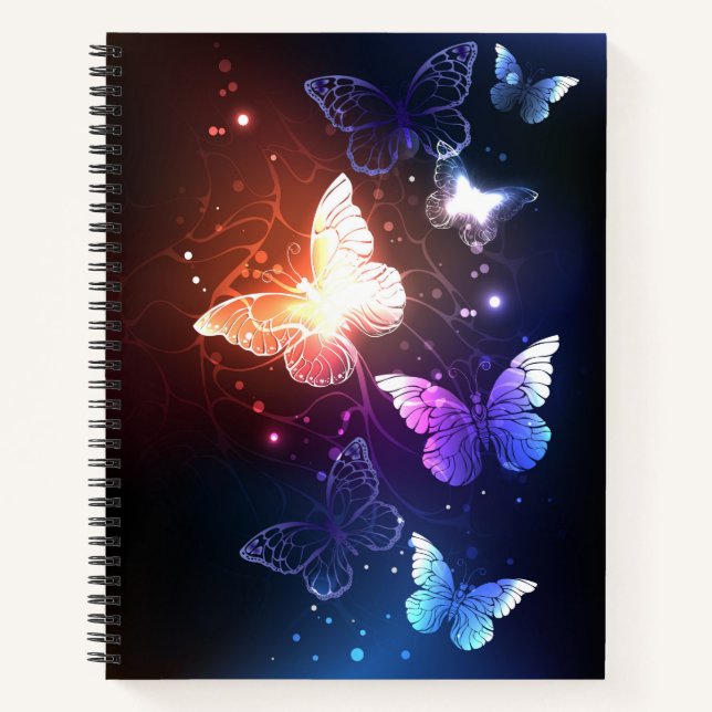 Carnet Clowing Night Butterflies (Devant)