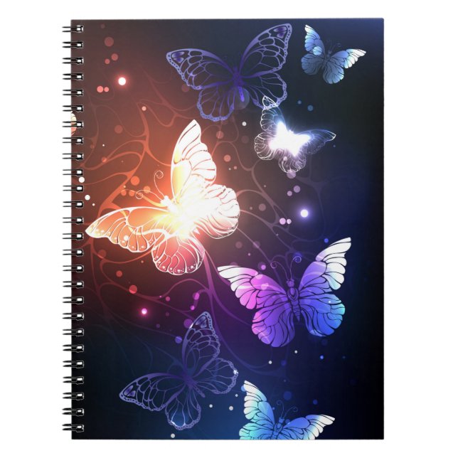 Carnet Clowing Night Butterflies (Devant)