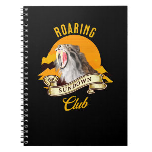 Carnet Club Aventure Crépuscule Rétro Tigre à Sabre