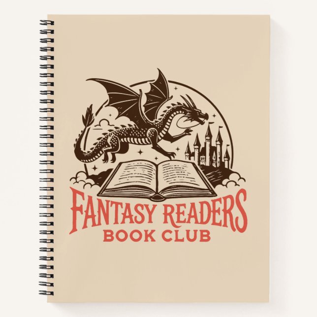 Carnet club de lecture des lecteurs de fantasy (Devant)