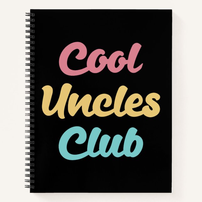 Carnet Club des Oncles Cool II (Devant)
