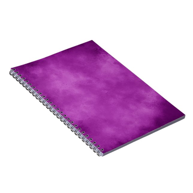Carnet Clylish Storm effet Cloud motif violet (Côté Droit)