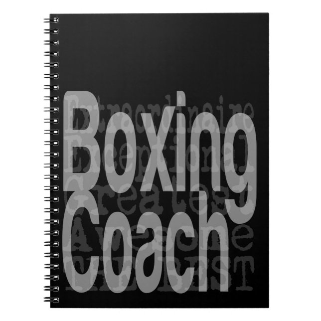 Carnet Coach Boxe Extraordinaire (Devant)