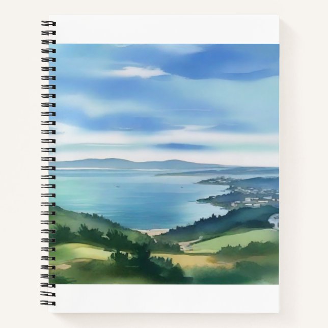 Carnet Coastal Watercolor (Devant)