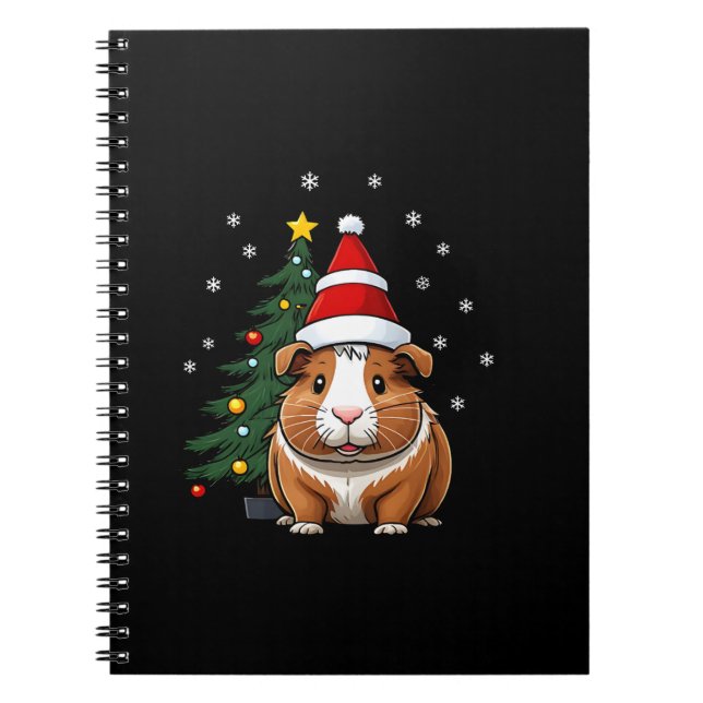 Carnet Cochon de Guinée à Noël (Devant)