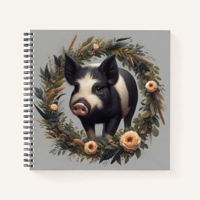 Carnet Cochon mignon (Devant)