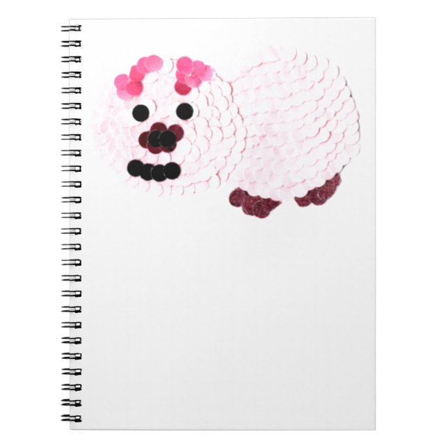 Carnet Cochon rose (Devant)