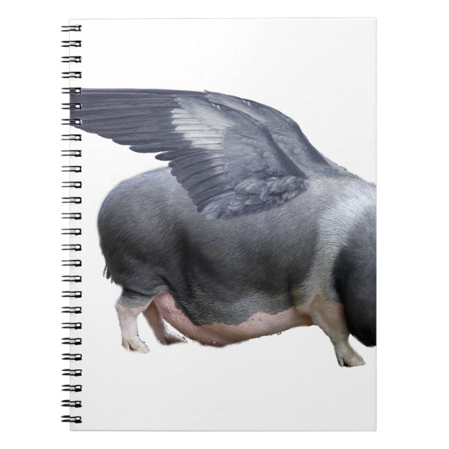 Carnet cochon volant (Devant)