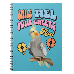 Carnet Cockatiel Parrot gai