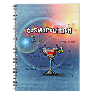 Carnet Cocktail cosmopolite (#2 sur 12 jeux de recettes d