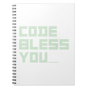 Carnet CODE BLESS YOU ! (geek, religion, informatique)