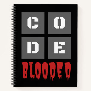 Carnet Code Blooded Coding Computer Programmation amusant