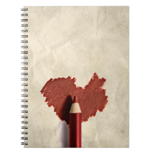 Carnet Coeur à motifs dessinés