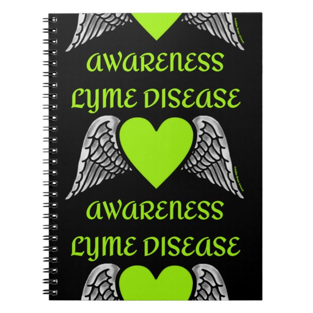 Carnet Coeur/ailes...Carnet de Lyme (Devant)