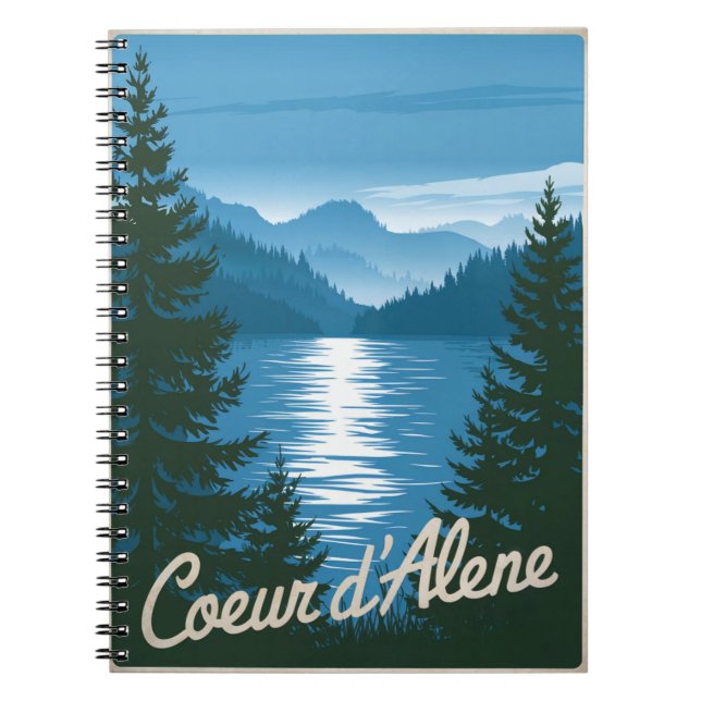 Carnet Coeur d'Alene Idaho (Devant)