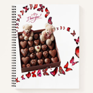 Carnet Cœur d'amour 