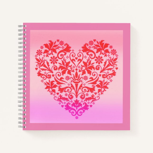 Carnet Coeur d'amour (Devant)