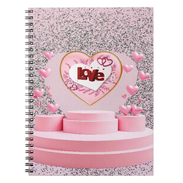 Carnet Coeur d'amour (Devant)