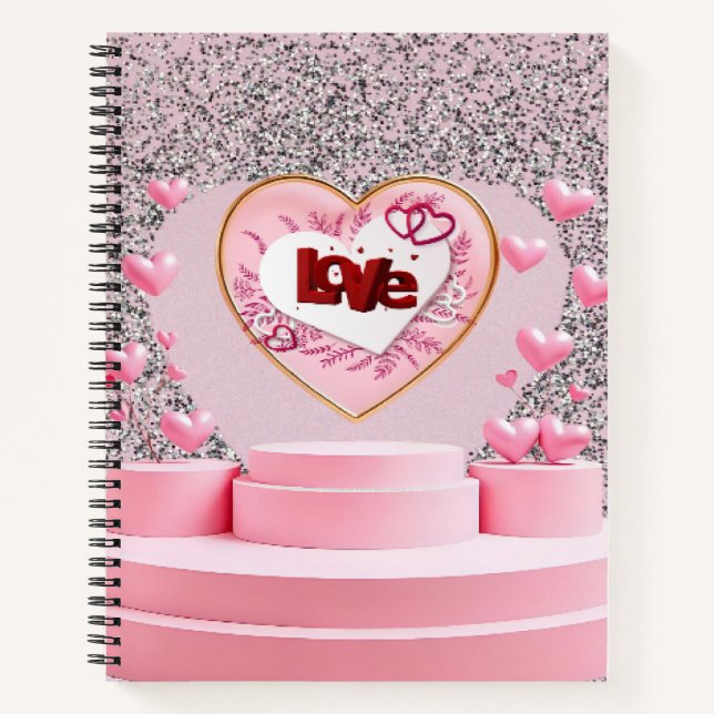 Carnet Coeur d'amour (Devant)