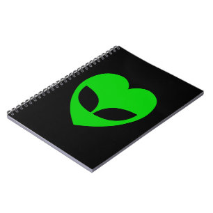 Carnet Coeur d'amour Alien