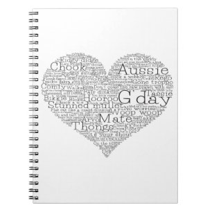 Carnet Coeur d'argot australien