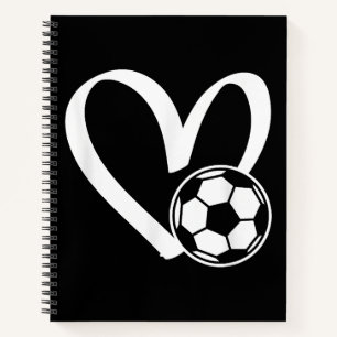 Carnet Coeur de balle de football