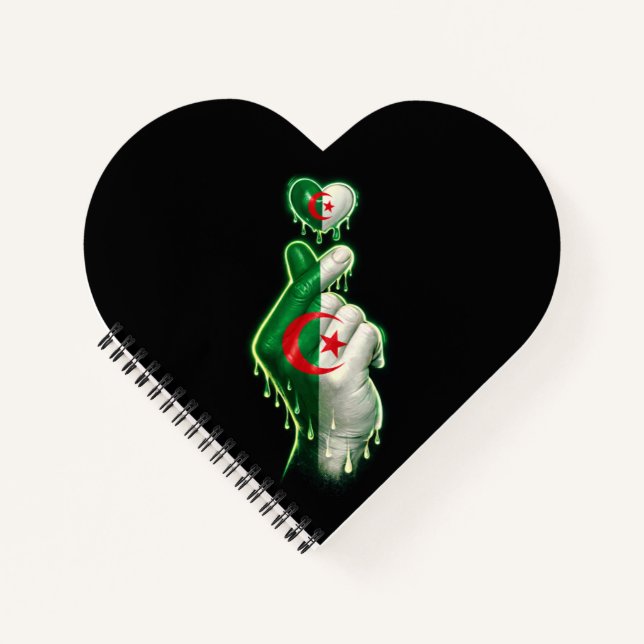 Carnet Cœur de doigt d'Algérie  (Devant)