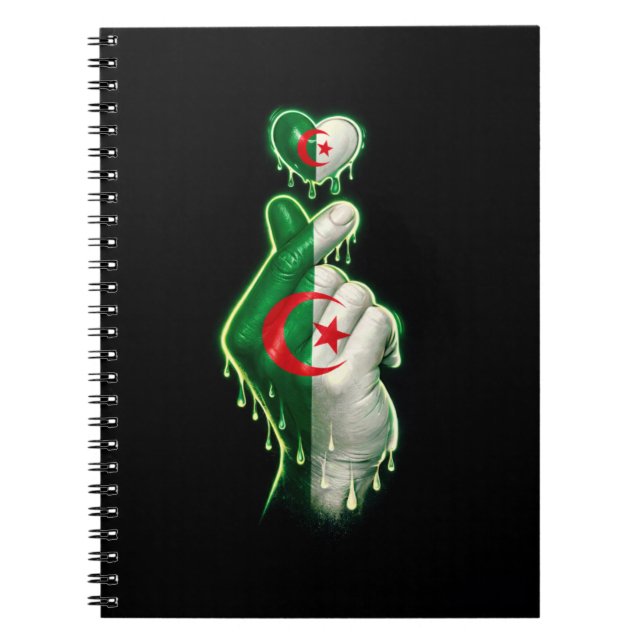 Carnet Cœur de doigt d'Algérie  (Devant)