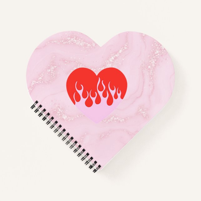 Carnet Cœur de Feu (Devant)