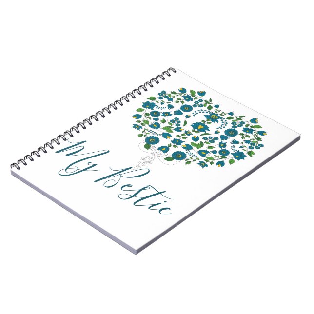 Carnet Cœur de Fleur (Côté gauche)